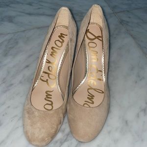 NWOT Sam Edelman suede heels